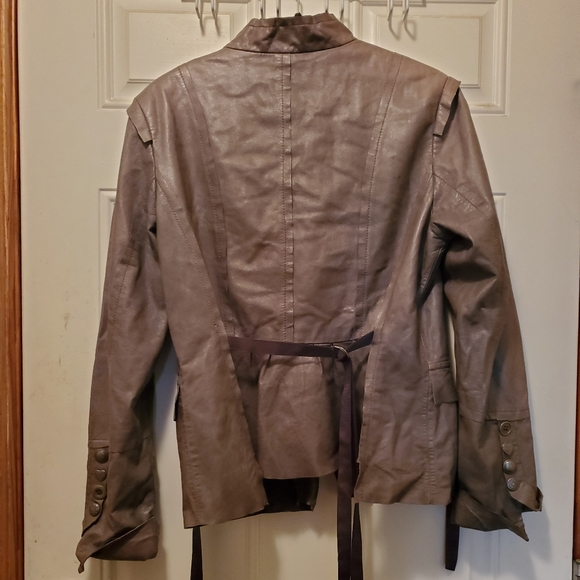 Danier Distressed Leather Jacket - Picture 2 of 5